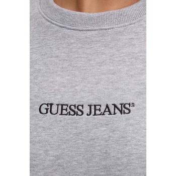 Guess Jeans Суичър Guess Jeans в сиво с апликация W4YQ10 KC811 (W4YQ10.KC811)