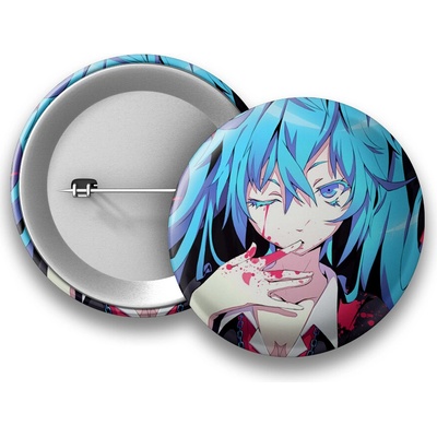 Hatsune Miku Placka Crazy Miku 50 mm