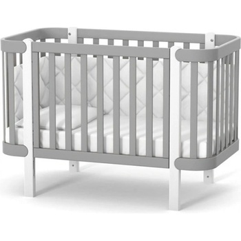 Veres Бебешка кошара Монако Графит/Бяло