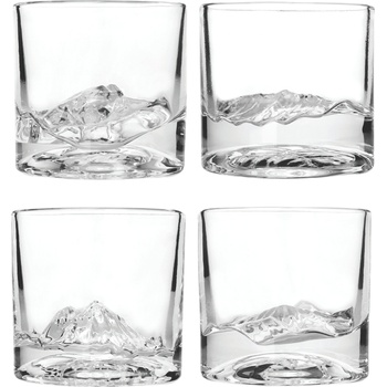 Liiton Чаши без столче за уиски The American Peaks 4 бр (L61200)