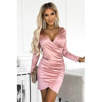 Image 1 of Numoco Сатенена рокля в розов цвят 477-1nmc-2067 - Розов, размер l