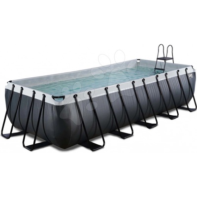 Exit Toys Black Leather s pieskovou filtráciou 540x250x122 cm