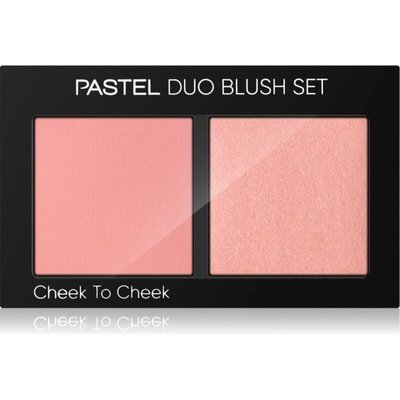 Pastel Profashion Duo Blush Set Cheek To Cheek paleta líceniek 10 Hot Pink 2 x 4,3 g