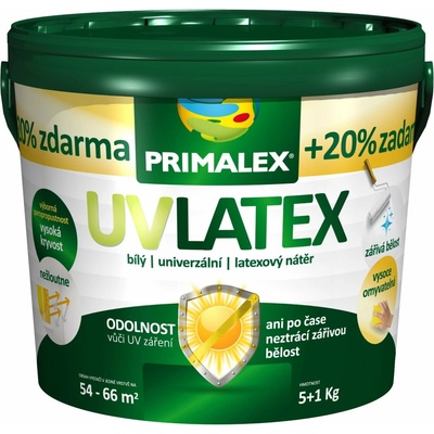 Primalex UV Latex 5+1 kg Biela
