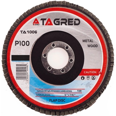 Tagred Lamelový brusný kotouč 125 mm 100 TA1006