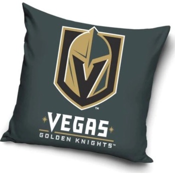 TipTrade Velurový Polštář NHL Color Vegas Golden Knights 40x40