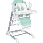 KikkaBoo Бебешка люлка/столче за хранене 2в1 KikkaBoo - Fancy, Mint (31005010035)