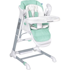 KikkaBoo Бебешка люлка/столче за хранене 2в1 KikkaBoo - Fancy, Mint (31005010035)