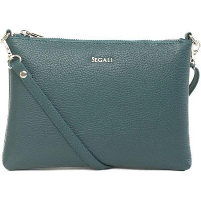 Segali dámská kožená crossbody kabelka A6C rain storm
