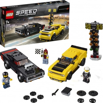 LEGO® Speed Champions 75893 2018 Dodge Challenger SRT Demon a 1970 Dodge Charger R/T