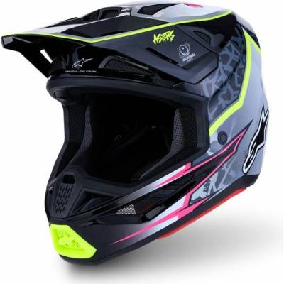 Alpinestars Supertech M7 Blaster Čierna/Sivá/Biela/Žltá fluo 2027