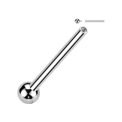 Šperky4U Náhradní tyčka k piercingu do jazyku titan 1,6 x 16 mm - TIT1572-1616