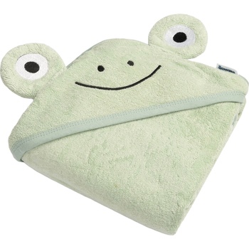 Sensillo Бебешка хавлия с качулка Sensillo - Жаба, 90 х 90 cm, зеленa (SILLO-4104)