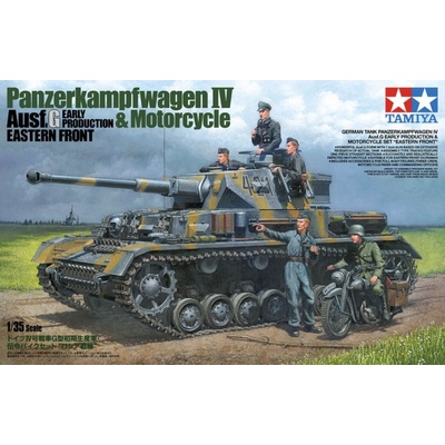 Panzerkampf wagen Pz.IV. Ausf.G & Motorcycle Set Eastern Front 1:35