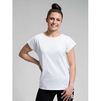 CityZen Dámské bavlnené tričko CityZen klasické s Elastanom biele