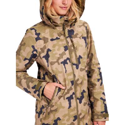 dámská zimní bunda BURTON LELAH JK Martini Olive Terra Camo S