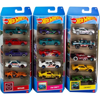 Mattel Hot Wheels Angličáky 5 ks