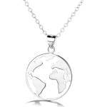 Silenti Jewelry Сребърно колие "Планета