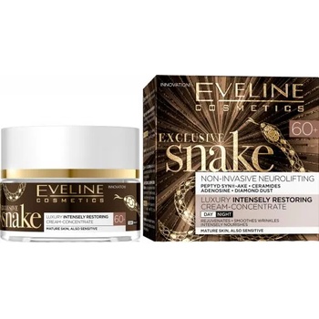 Eveline Cosmetics Exclusive Snake Luxury Intensely Restoring Cream-Concentrate Day & Night 60+ - Дневен и нощен крем-концентрат за лице против бръчки 50мл