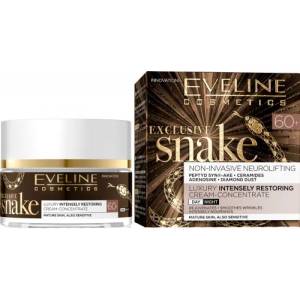 Eveline Cosmetics Exclusive Snake Luxury Intensely Restoring Cream-Concentrate Day & Night 60+ - Дневен и нощен крем-концентрат за лице против бръчки 50мл
