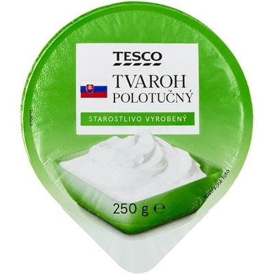 Tesco Tvaroh polotučný 250 g