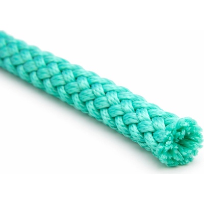 PP - polypropylenová lana a šňůry pletená, bez jádra, LANEX 14mm, 1735kg, zelené