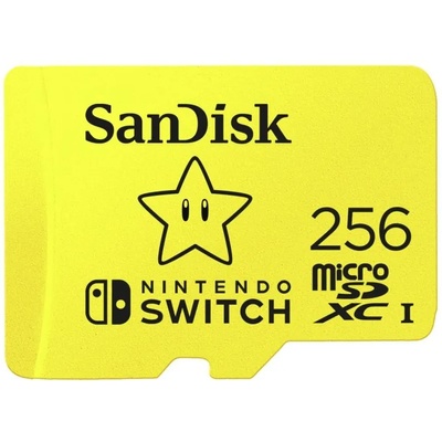 SanDisk microSDXC Nintendo Switch 256GB A1/C10/V30 SDSQXAO-256G-GNCZN/183573