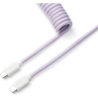 Keychron Кабел за клавиатура Keychron Coiled Aviator Light Purple (KEYCHRON-ACC-CAB-17)