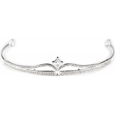 Štrasová čelenka / korunka do vlasů - 1 crystal čelenka