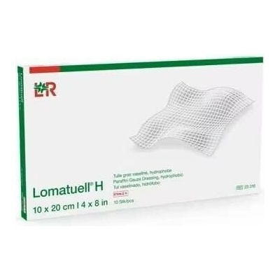 Lomatuell H Sterilní Mastný Tyl 10 x 20 cm—10 ks