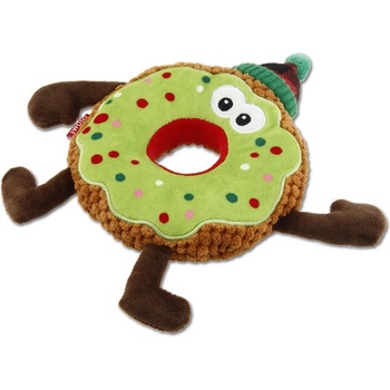 GiGwi VIANOČNÉ Hračka pes Donut 21 cm