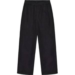KnowledgeCotton Apparel Дамски ежедневен панталон KnowledgeCotton Apparel Women's Posey Linen-Mix Pants Casual trousers - Black Jet (107-4470-0114)