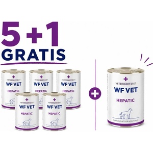 WF VET Hepatic за кучета 6x400 г