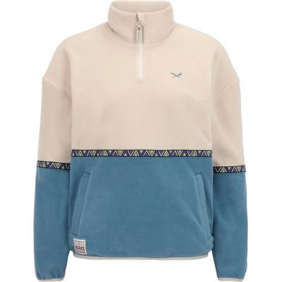 IRIEDAILY Дамски поларен пуловер Iriedaily Women's Holina Fleece Troyer Fleece jumper - Grey / Blue (105-4812-0514)
