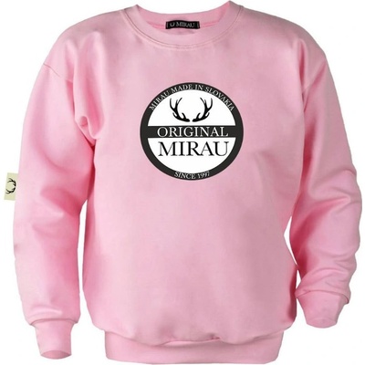 Dievčenská mikina bez kapucne Originál krémová