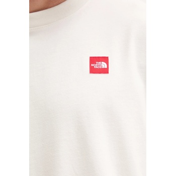 The North Face Памучна тениска The North Face Redbox в бежово с изчистен дизайн NF0A8EG5QLI1 (NF0A8EG5QLI1)