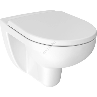 Jika h8663850000001- Подвесно wc + тоалетно седало lyra дуропласт/бяла (lf0302)
