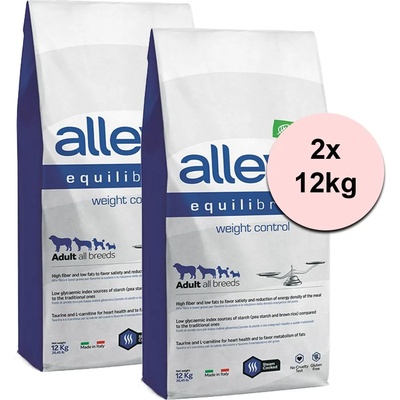 Alleva EQUILIBRIUM Weight Control Adult all breeds 2 x 12 кг