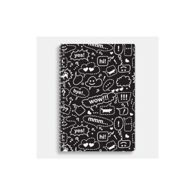 Sentio Тетрадка със спирала 17х25см, 80 листа wow