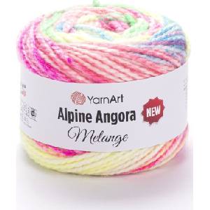YARNART Alpine Angora Melange "New 6416 Плетива прежда (Alpine Angora Melange New 6416)