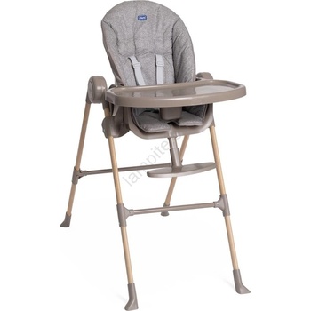 Chicco - Детско столче за хранене Polly Essential - сив/кафяв (AG0725)