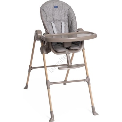 Chicco - Детско столче за хранене Polly Essential - сив/кафяв (AG0725)