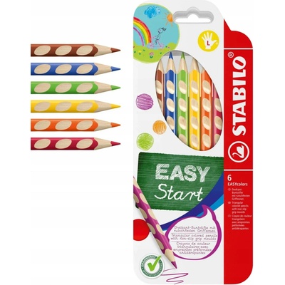 Stabilo 331/6 EASYcolors pro leváky 6 ks