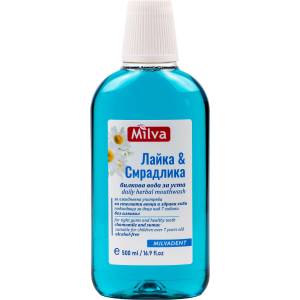 Milva Вода за уста с лайка и смрадлика, 500 ml