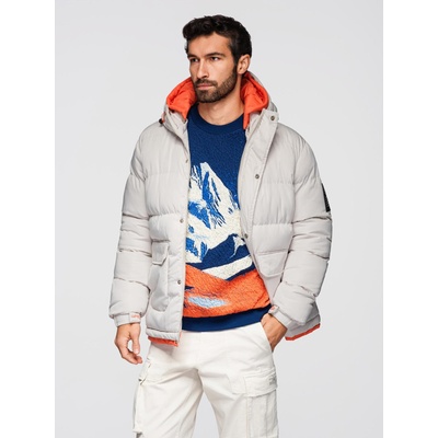 Ombre Clothing Мъжко спортно топло яке с двойна качулка Ombre Clothing Ombre Clothing | Byal | МЪЖЕ | S