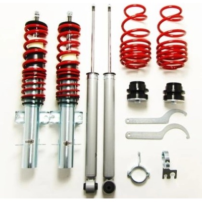 Регулируемо окачване за Seat Ibiza Type 6J (2008 - 2017) - червено