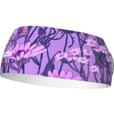 Crazy Sharp cut PRINT ALPIN FLOWER fialová