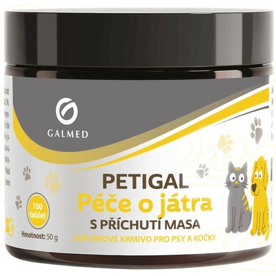 Galmed PETIGAL Péče o játra 100 tablet