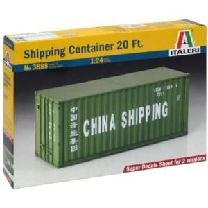 Italeri Комплект модел контейнер 3888 - 20' container (1: 24)