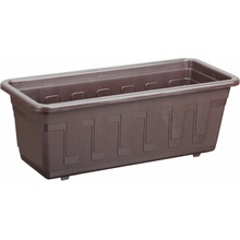 PLASTKON Samozavlažovací truhlík Garden Flor 40 cm hnedá